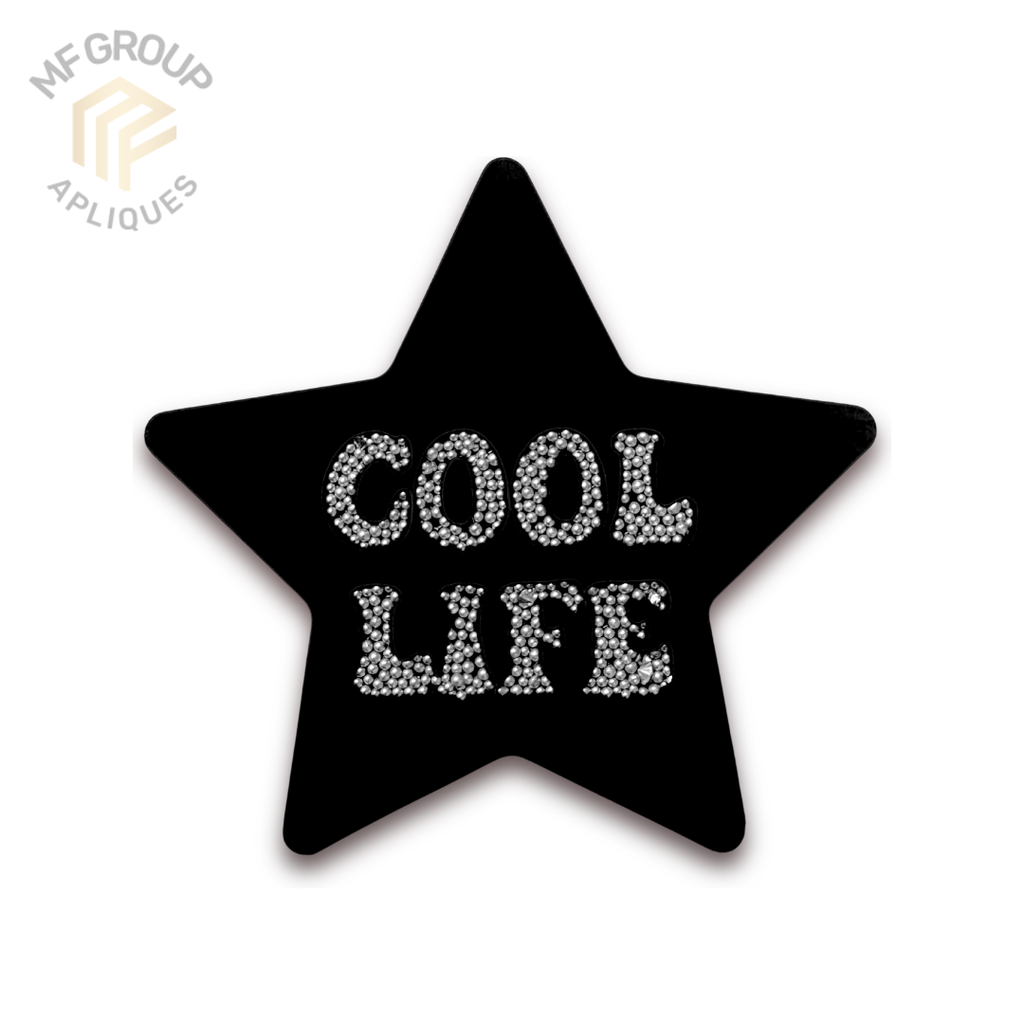 Estrella Cool Life - Aplique Termo-adherible Strass