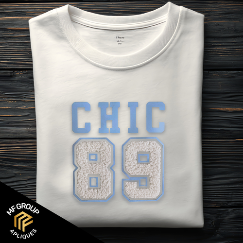Chic 89 - Aplique letrero Termo-adherible