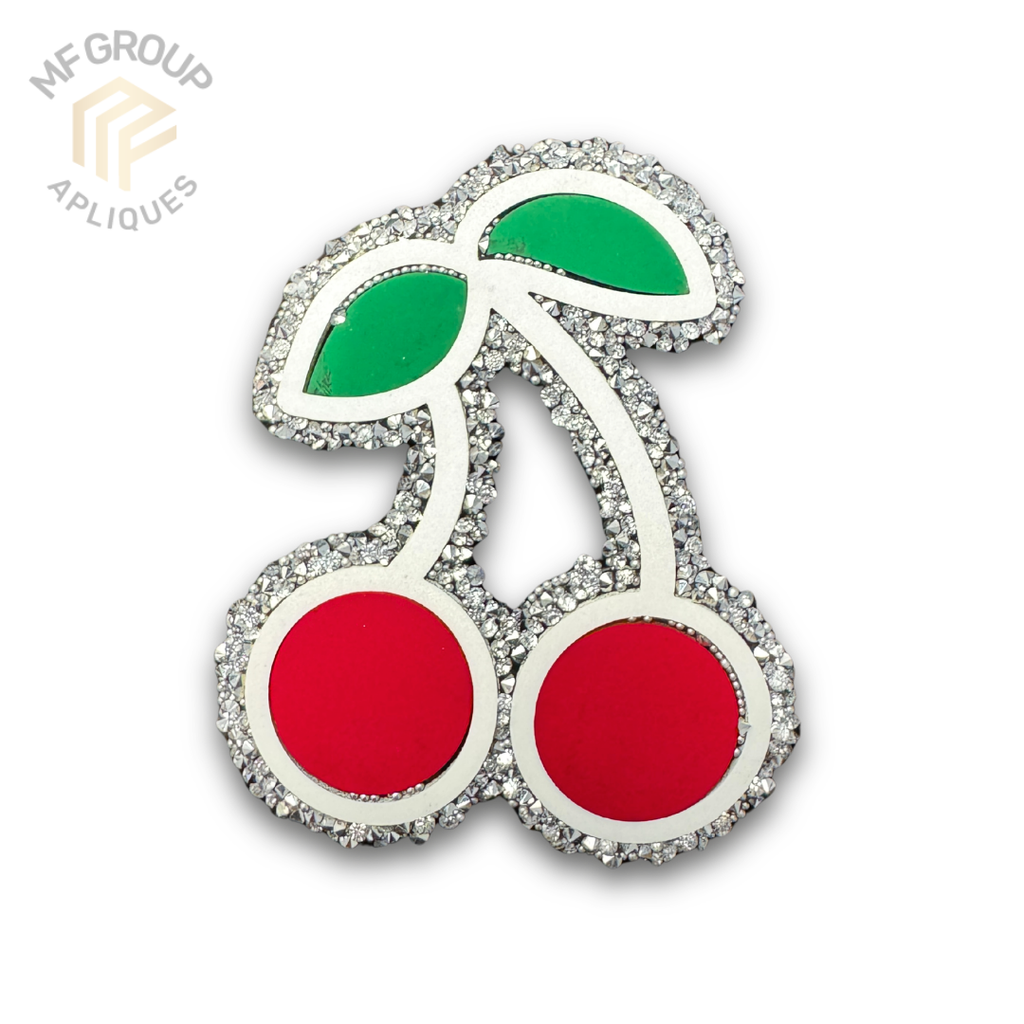 Cereza - Aplique Termo-adherible Strass