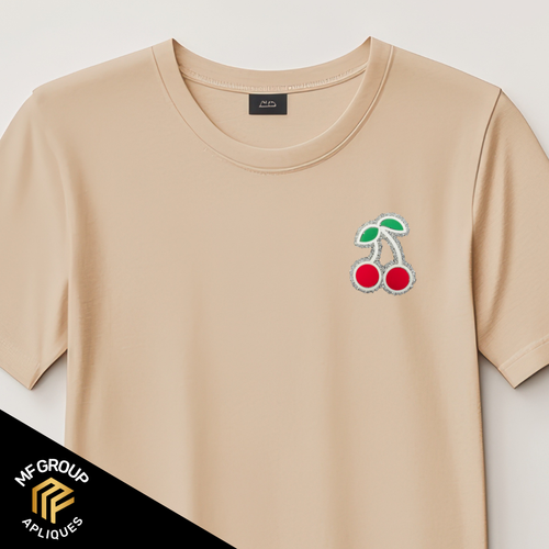 Cereza - Aplique Termo-adherible Strass