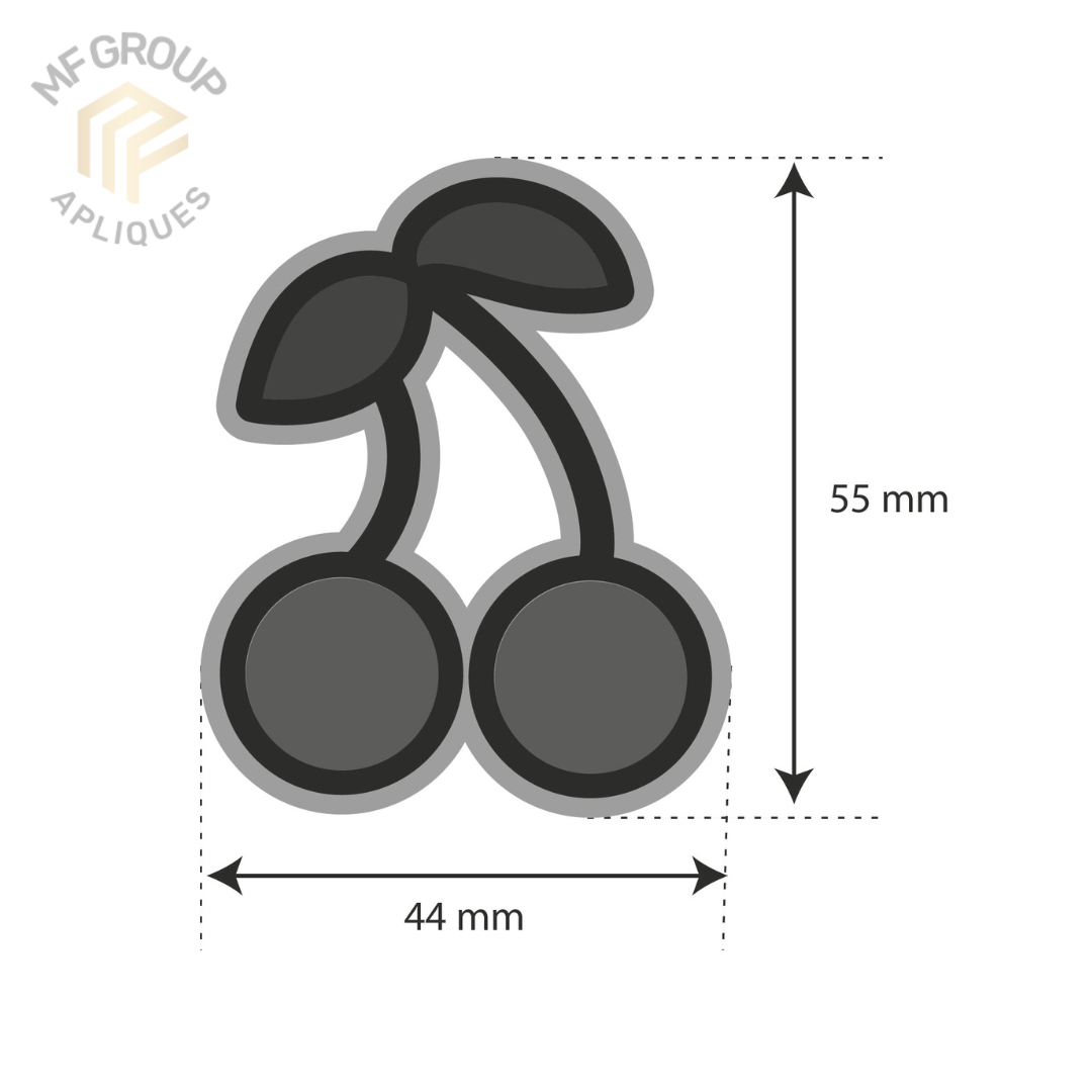 Cereza - Aplique Termo-adherible Strass