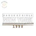 Power of Girls - New York - Aplique letrero Termo-adherible