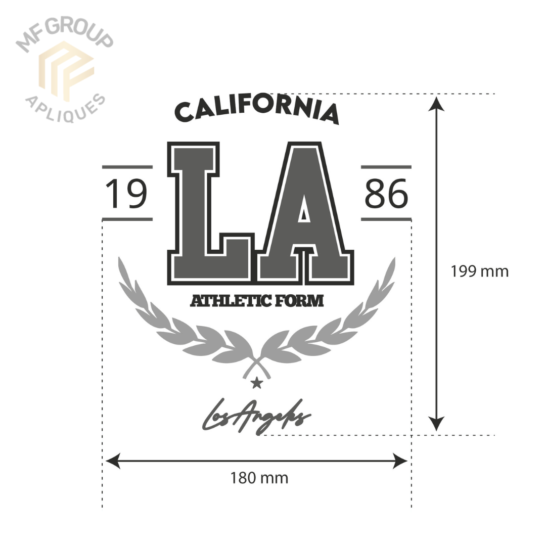LA California - Aplique letrero Termo-adherible