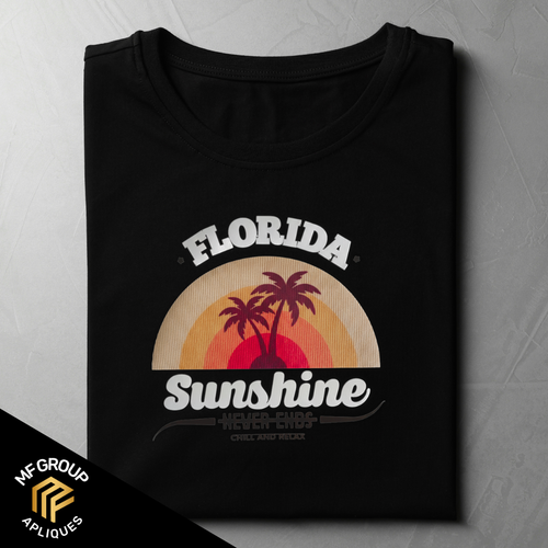 Florida Sunshine -  Aplique letrero Termo-adherible