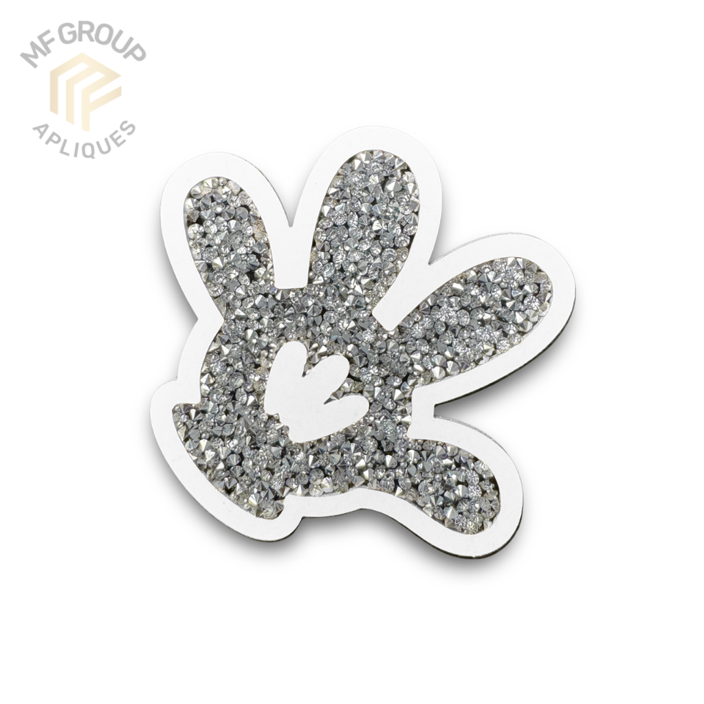 Mano Cartoon - Aplique Termo-adherible Strass