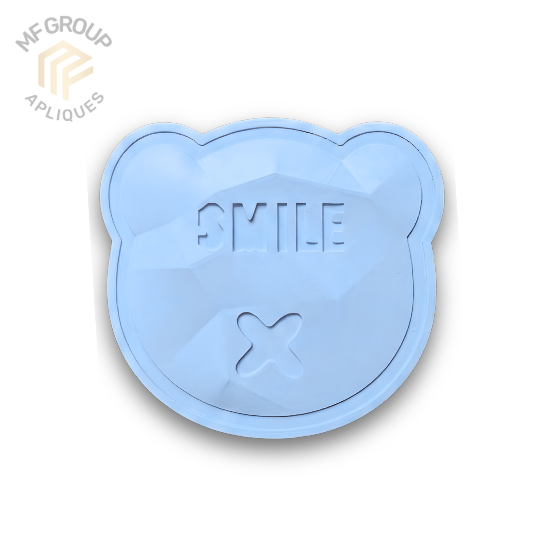 Oso Smile - Aplique Termo-adherible Silicona