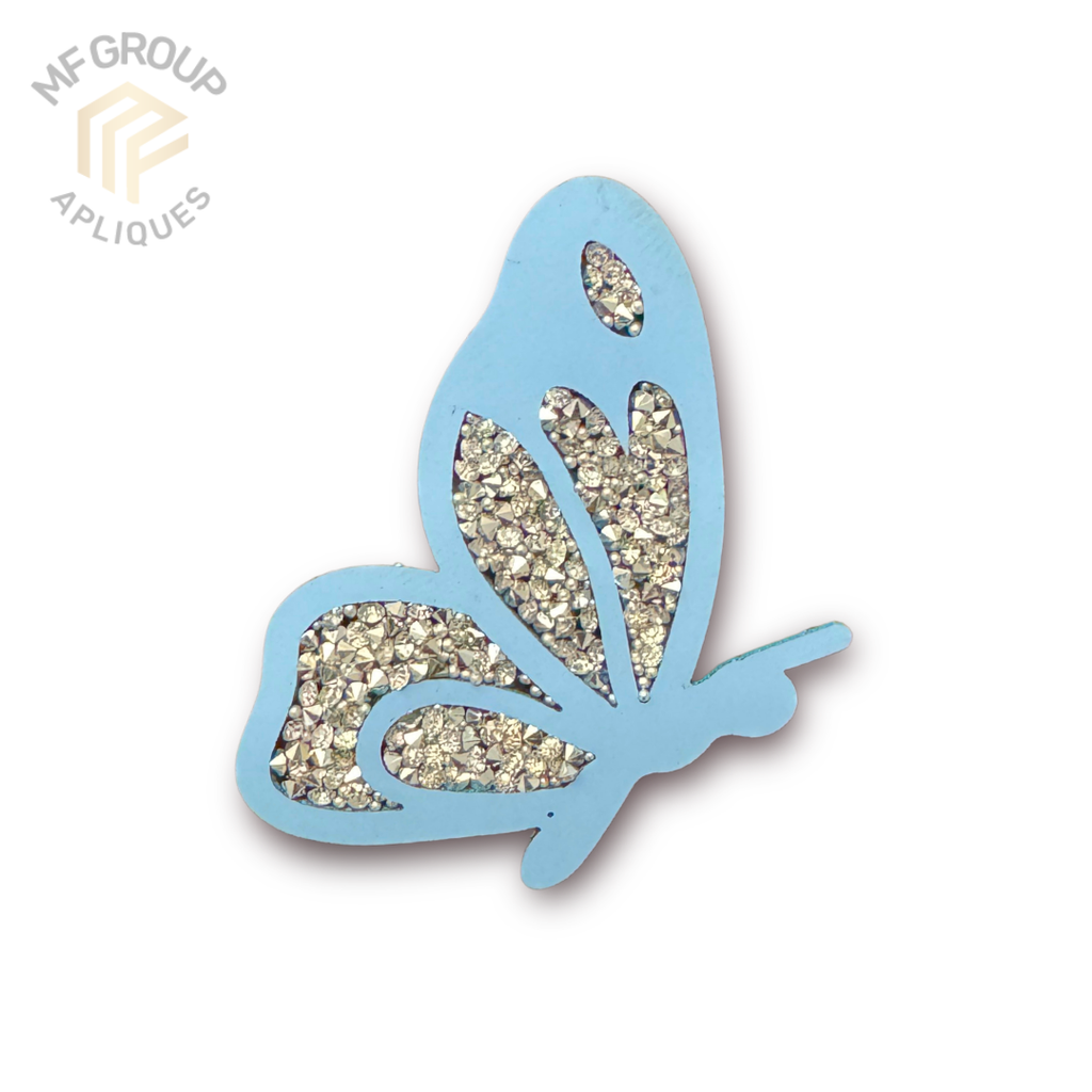 Mariposa - Aplique Termo-adherible Strass