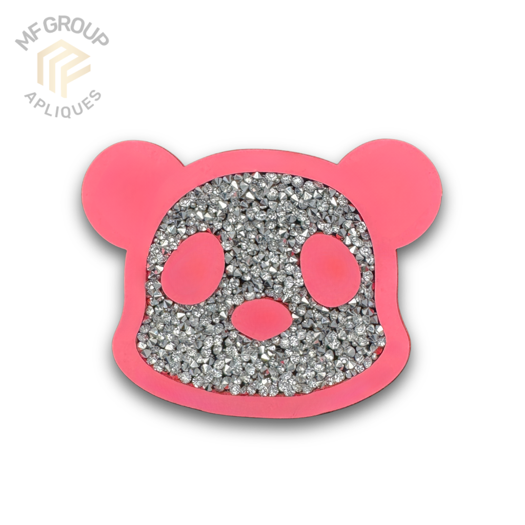 Panda - Aplique Termo-adherible Strass