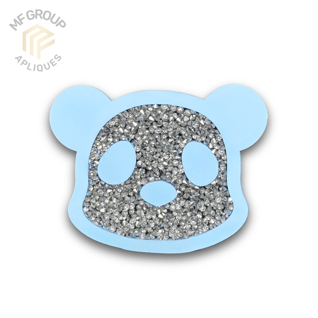 Panda - Aplique Termo-adherible Strass
