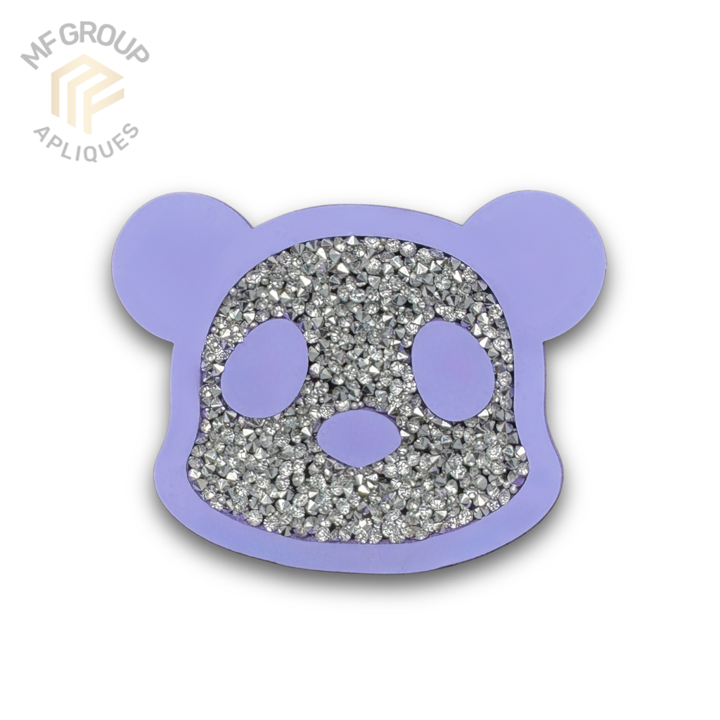 Panda - Aplique Termo-adherible Strass