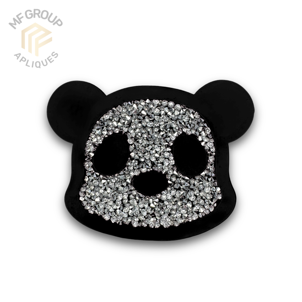 Panda - Aplique Termo-adherible Strass