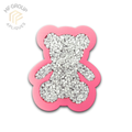 Oso - Aplique Termo-adherible Strass