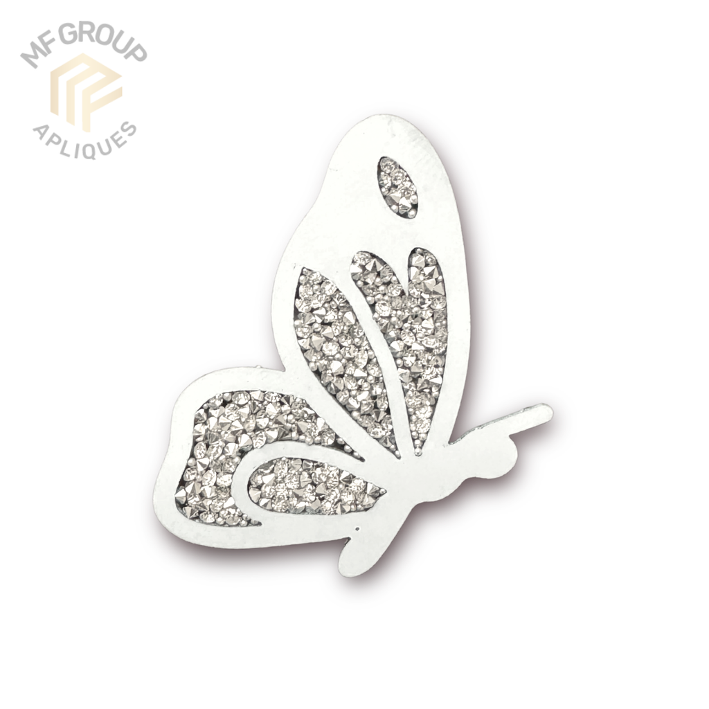 Mariposa - Aplique Termo-adherible Strass