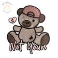 Not yours - Aplique de oso Termo-adherible