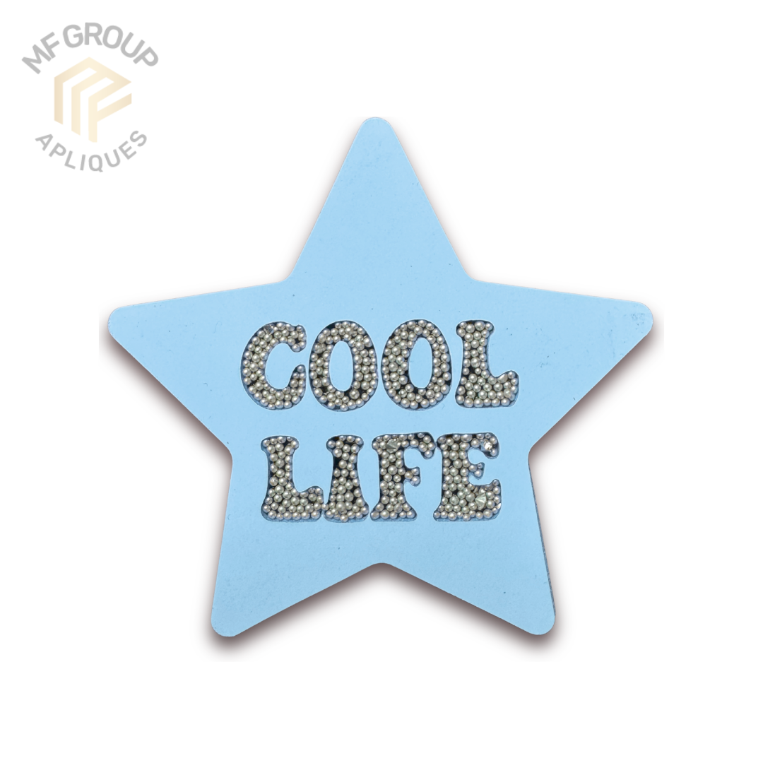 Estrella Cool Life - Aplique Termo-adherible Strass